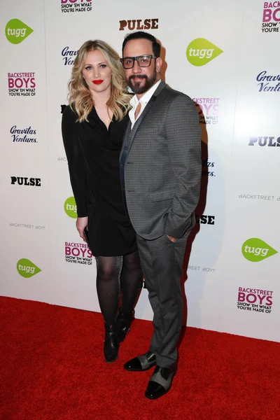 A.J. McLean, Rochelle Karidis — Stock Photo, Image