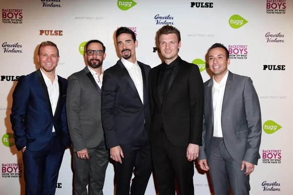 A.J. Mclean, Nick Carter, Howie Dorough, Brian Littrell, Kevin Richardson — Foto de Stock