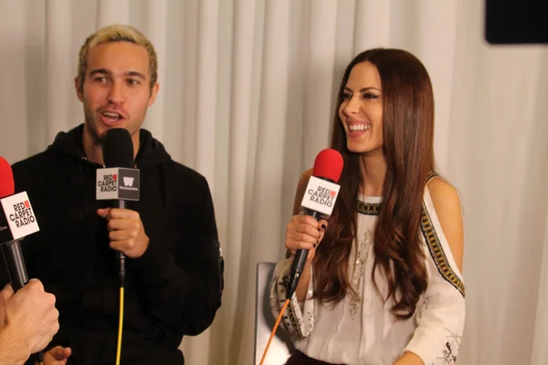 Pete Wentz, Kerri Kasem — Foto Stock