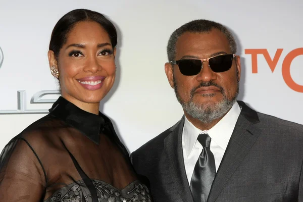 Gina Torres, Laurence Fishburne — Stock Photo, Image