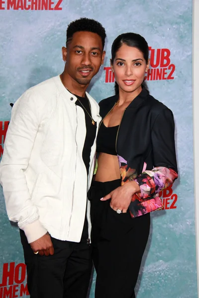 Brandon T. Jackson, Denise Xavier — Zdjęcie stockowe