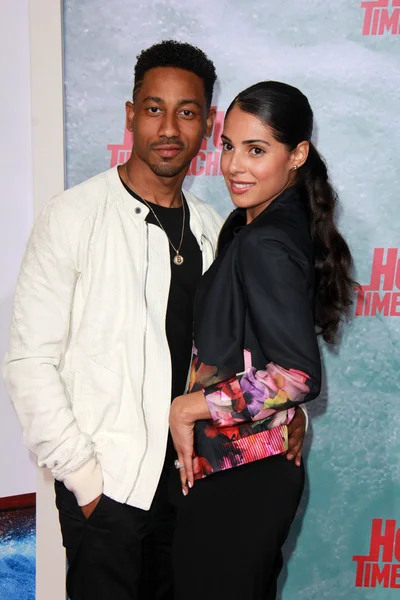 Brandon T. Jackson, Denise Xavier — Zdjęcie stockowe