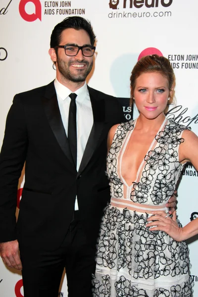 Tyler Hoechlin, Brittany Snow — Stock Photo, Image