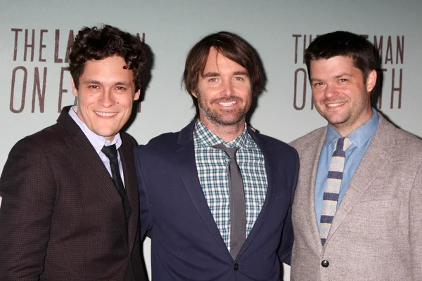 Phil Lord, Will Forte, Chris Miller — Zdjęcie stockowe