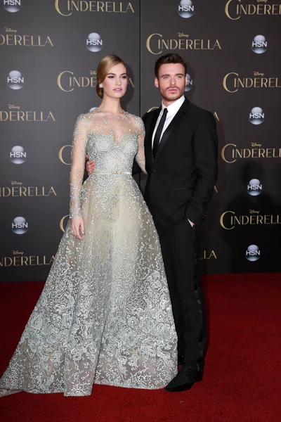 Lily James, Richard Madden — Stock Photo, Image