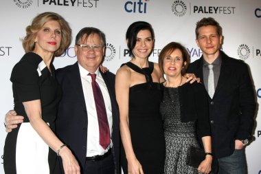 Christine Baranski, Robert King, Julianna Margulies, Michelle King, Matt Czuchry