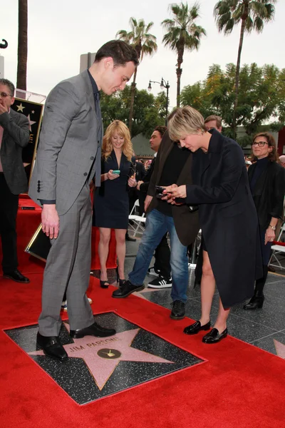 Jim Parsons, Kaley Cuoco-doçura — Fotografia de Stock