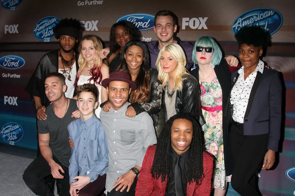 Alexander de Quentin, Maddie Walker, Adanna Duru, Clark Beckham, Sarina-Joi Crowe, Jax, Joey Cook, Ademar Jones, Nick Fradiani, Daniel Seavey, Rayvon Owen, Qaasim Middleton — Fotografia de Stock