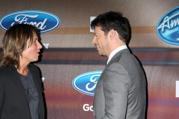 Keith Urban, Harry Connick Jr — Stock Photo, Image