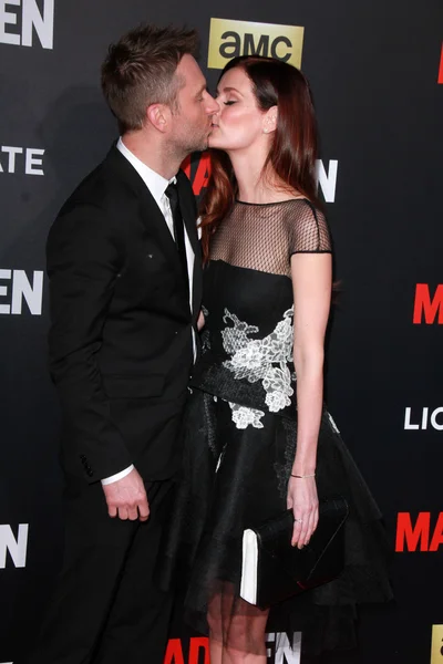 Chris Hardwick, Lydia Hearst — Zdjęcie stockowe