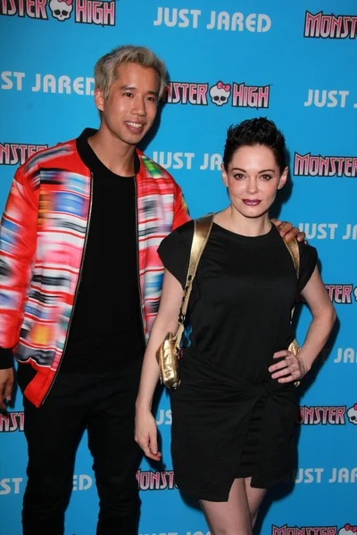 Jared Eng, Rose McGowan — Stock Photo, Image