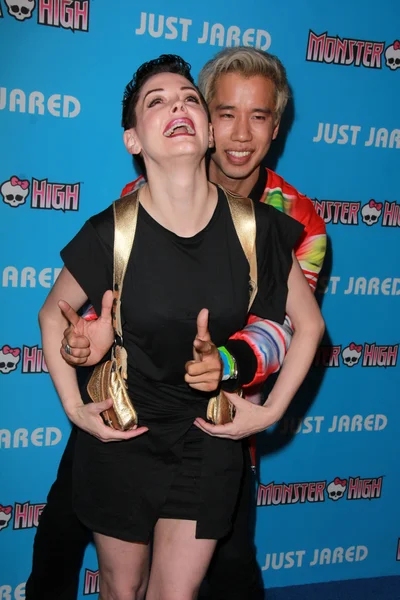 Jared Eng, Rose Mcgowan — Fotografia de Stock