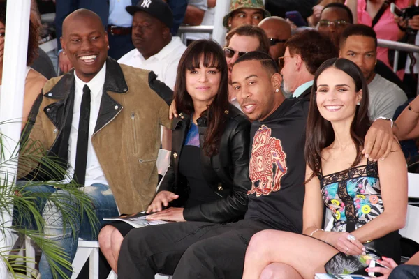 Tyrese Gibson, Ludacris, Michelle Rodríguez, Jordana Brewster — Foto de Stock