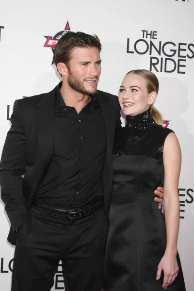 Scott Eastwood, Britt Robertson — Stock Photo, Image