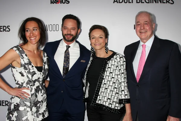 Nick Kroll en familie — Stockfoto