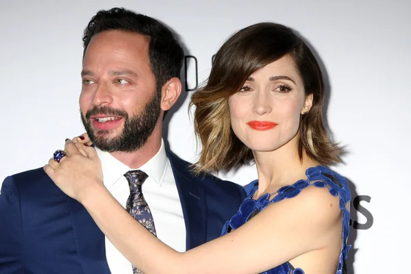 Nick Kroll, Rose Byrne — Foto de Stock