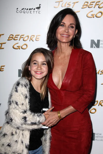 Courteney Cox, Coco Arquette — Zdjęcie stockowe