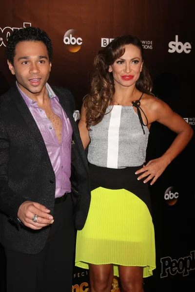 Corbin Bleu, Karina Smirnoff — Stock fotografie