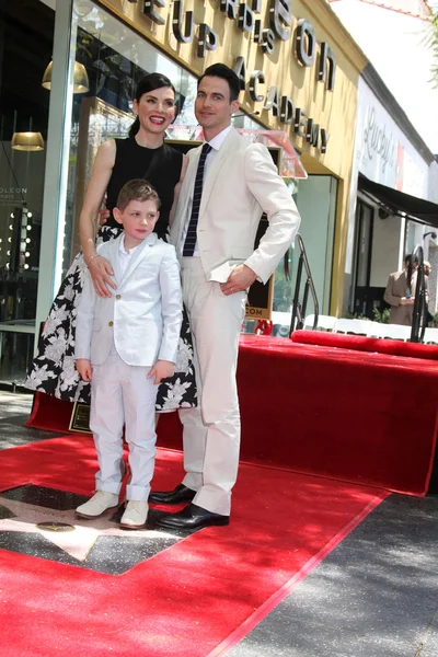 Julianna Margulies, Kieran Lieberthal, Keith Lieberthal — Stock Photo, Image