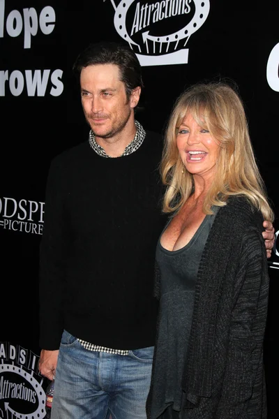 Oliver Hudson, Goldie Hawn — Stock Photo, Image