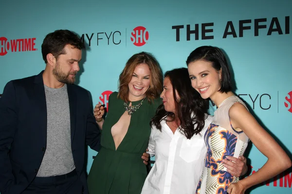 Joshua Jackson, Ruth Wilson, Maura Tierney, Julia Goldani Telles — Zdjęcie stockowe