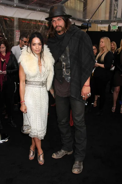 Lisa Bonet, Joseph Jason Namakaeha momoa — Stockfoto