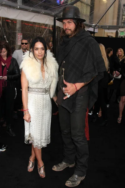 Lisa Bonet, Jason Momoa — Stock fotografie