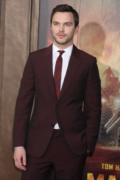 Nicholas Hoult på Mad Max: Fury Road — Stockfoto