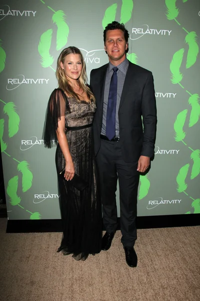 Ali larter, hayes macarthur — Foto Stock