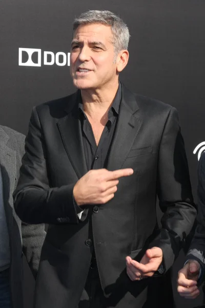 George Clooney bij de "Tomorrowland" — Stockfoto