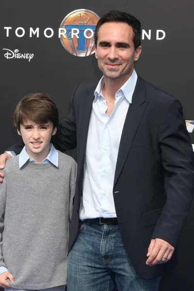 Nestor Carbonell at "Tomorrowland" — Stok fotoğraf