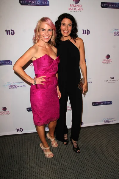 Marti Noxon, Lisa Edelstein — Stockfoto