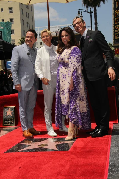 Melissa McCarthy, Ben Falcone, Ellen Degeneres, Paul Feig — Stock Photo, Image