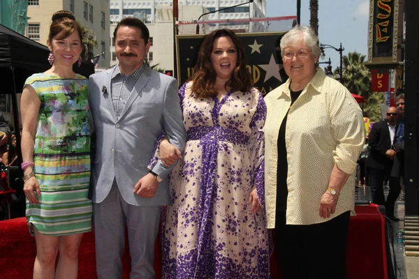 Ben Falcone, Melissa McCarthy, familia — Foto de Stock