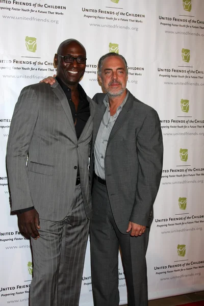 Lance Reddick, Titus Welliver — Zdjęcie stockowe