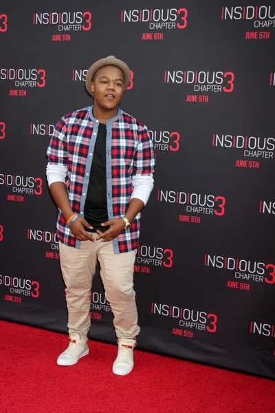 Kyle Massey en el "Insidioso Capítulo 3 " — Foto de Stock