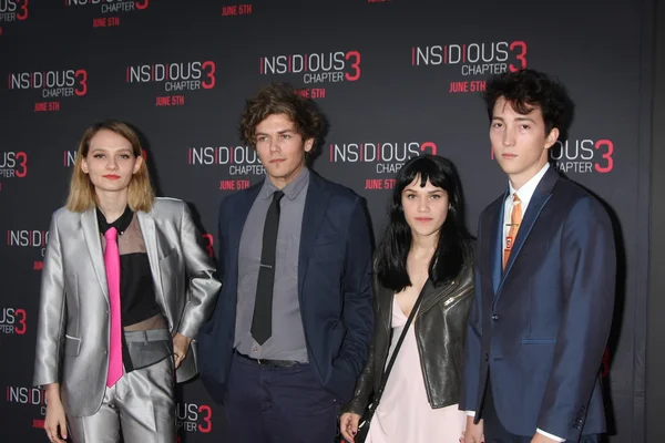 "Insidioso Capitolo 3 "Premiere — Foto Stock