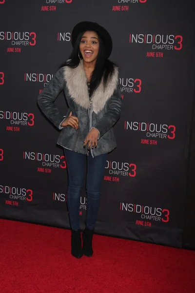 China Anne McClain at the "Insidious Chapter 3" — Stock Photo, Image