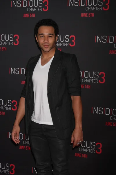 Corbin Bleu at "Sinsi Bölüm 3" — Stok fotoğraf