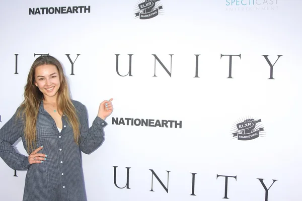 Lexi Ainsworth at the "Unity" — Stock Photo, Image