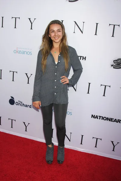 Lexi Ainsworth at the "Unity" — Stock Photo, Image