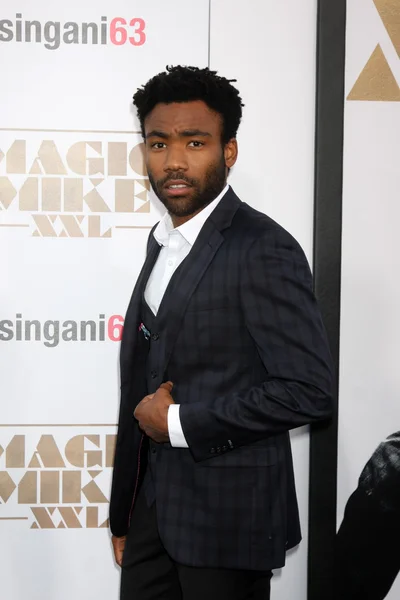 Donald glover am magischen mike xxl — Stockfoto