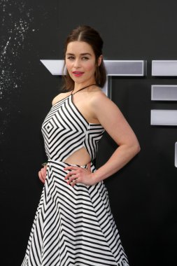 Emilia Clarke   at the Terminator Genisys