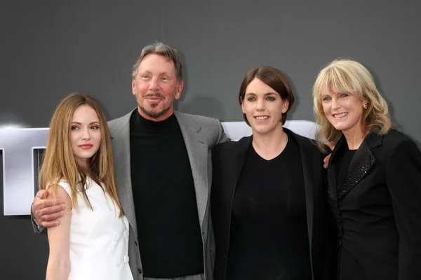 Megan Ellison (third from left), guests — Stock Photo, Image