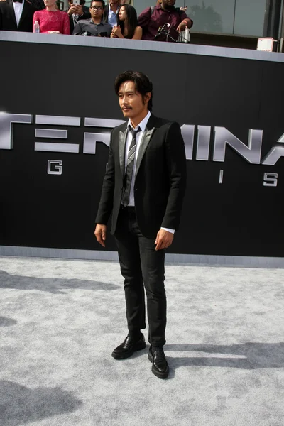 Byung-hun Lee al Terminator Genisys — Foto Stock