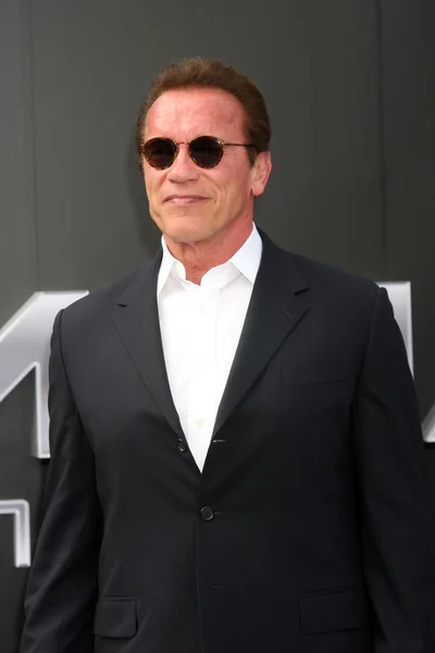 Arnold Schwarzenegger  at the Terminator Genisys — Stock Photo, Image