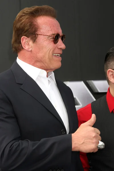 Arnold Schwarzenegger au Terminator Genisys — Photo