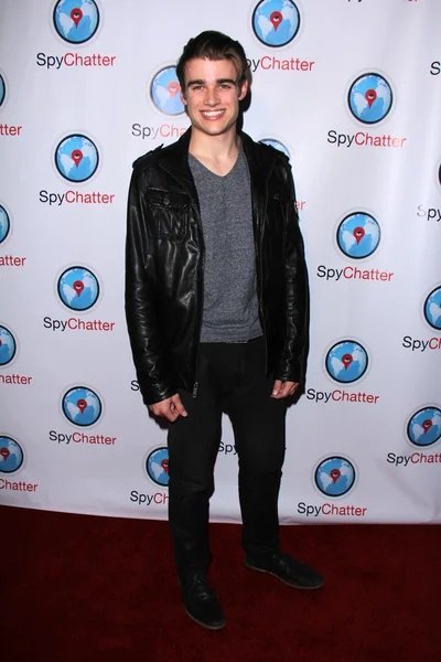 Austin Falk en el evento de lanzamiento de SpyChatter —  Fotos de Stock