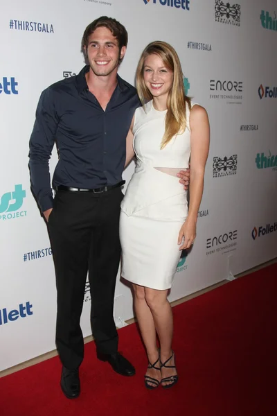 Blake Jenner, Melissa Benoist — Stockfoto