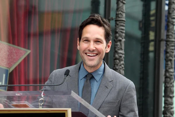 Paul Rudd  -  Hollywood Walk of Fame — Stockfoto